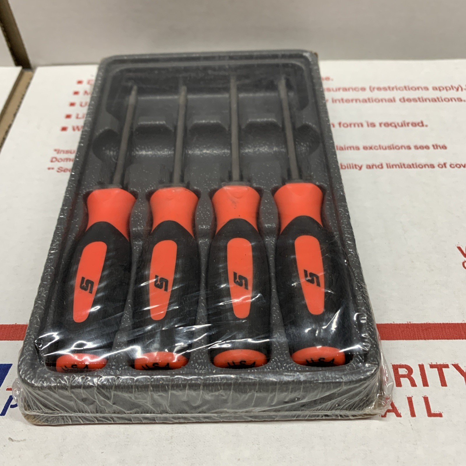 Snap On Tools SGTX40BO Miniature Torx T8-T20 Orange Soft Handled NEW Sealed
