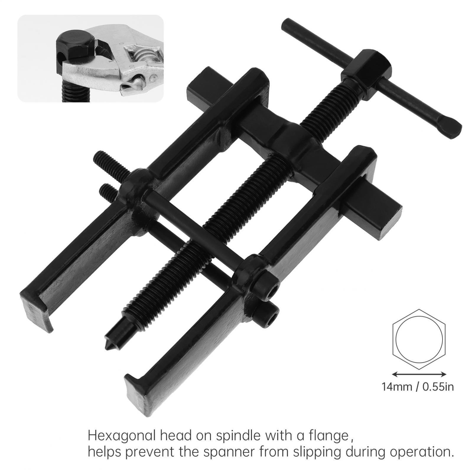 Pulley Puller, Two Jaw Bearing Puller Pump Pulley Remover Straight Type 6 inch