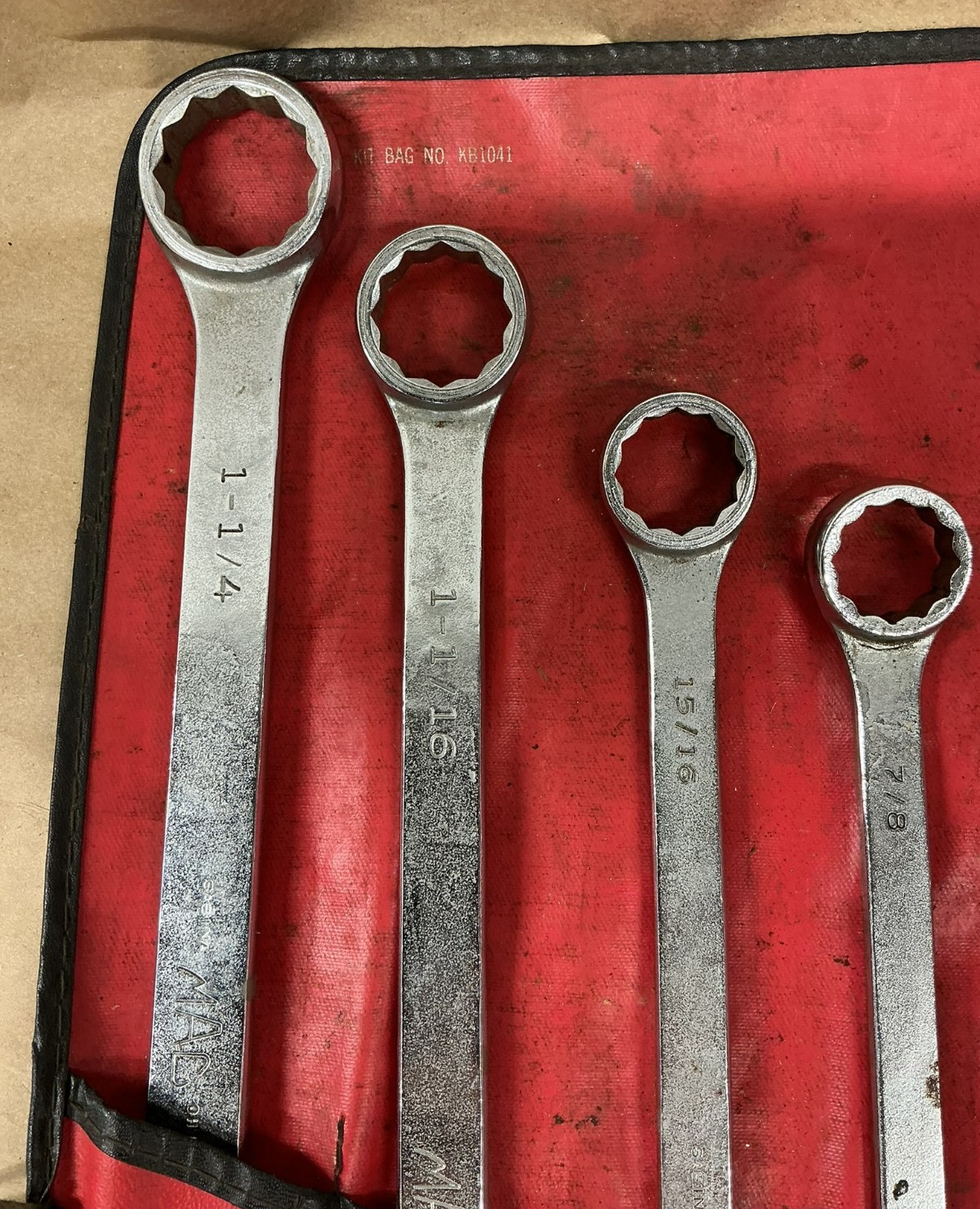 Mac Tools SAE Double-Box End Wrenches Offset Wrenches Set No. SB77K