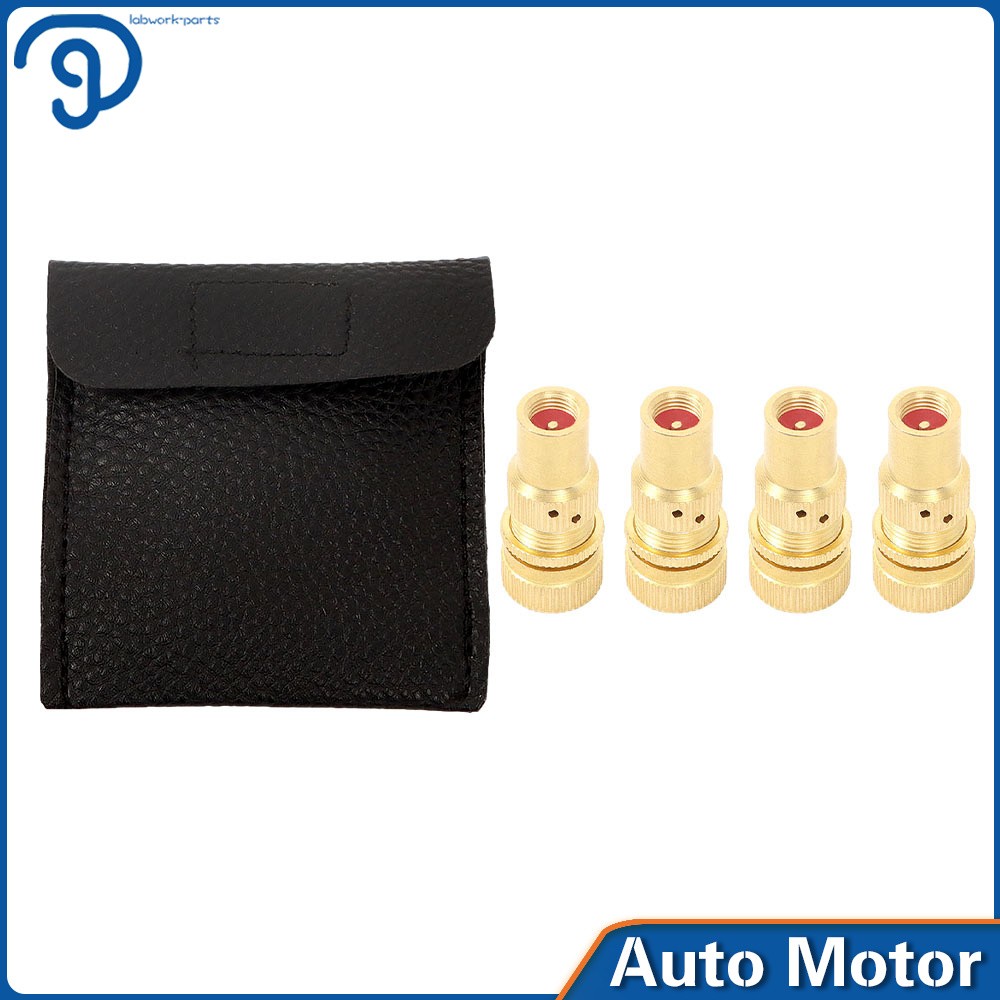 4 x Tyre Deflators Brass Air Deflator 0-60 PSI Tire Valve Core Tool Automatic