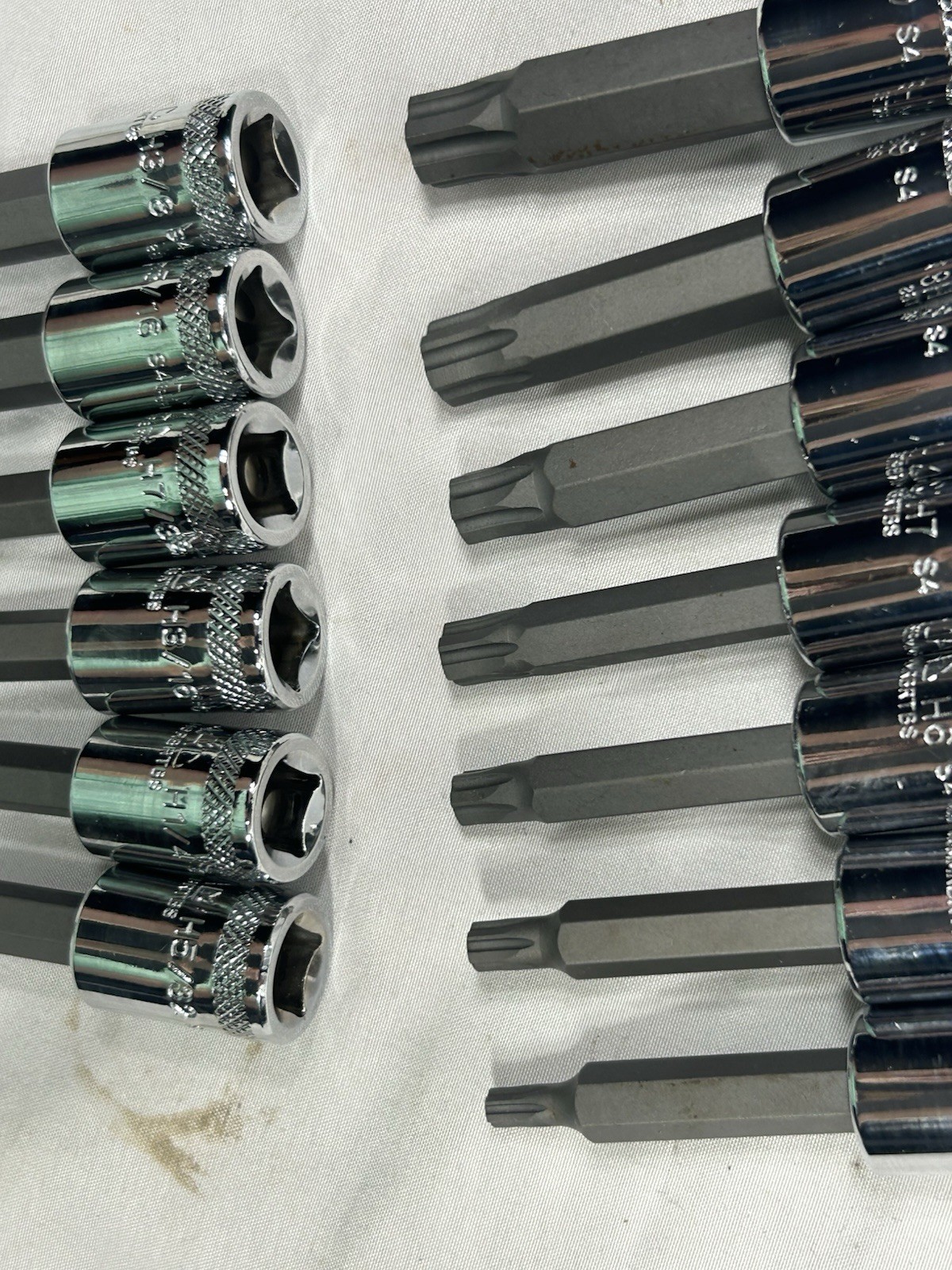 Mac Tool Sxh14rbrt 13pc Sae / Metric Hex Driver Set Rbrt Grip edge Nice!!!