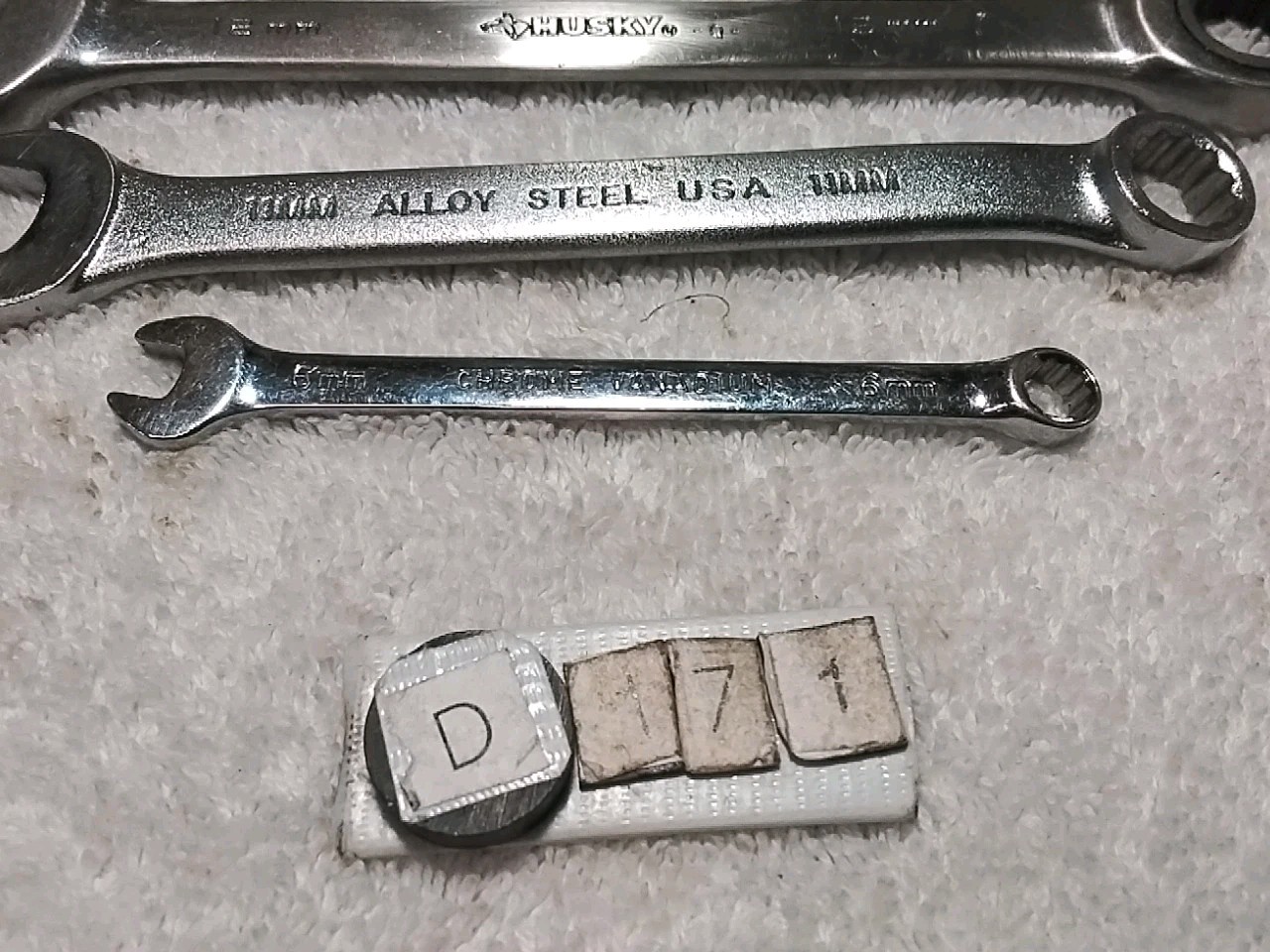 9pc HUSKY SAE-METRIC ASSORTED TYPES & SIZES