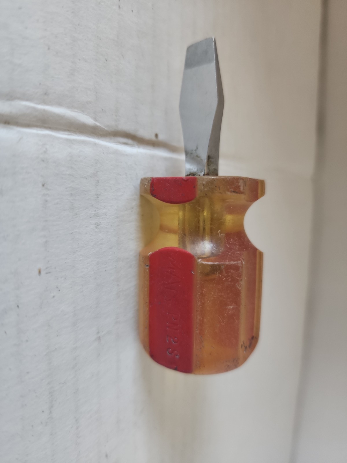 Mac Tools USA PN2S 3/8″ Flat Slotted Stubby Screwdriver Hard Plastic Handle