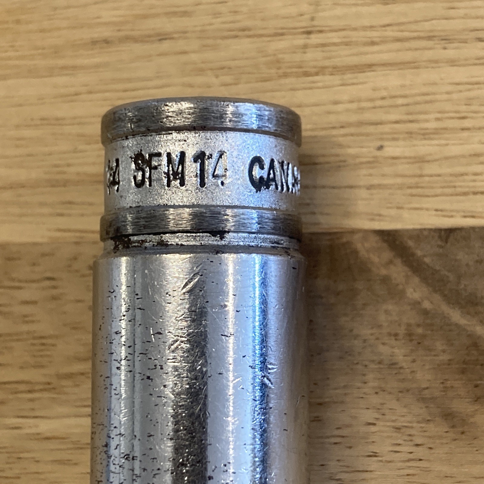 Snap On 14mm 3/8” Deep Socket SFM14 vintage tools Canada