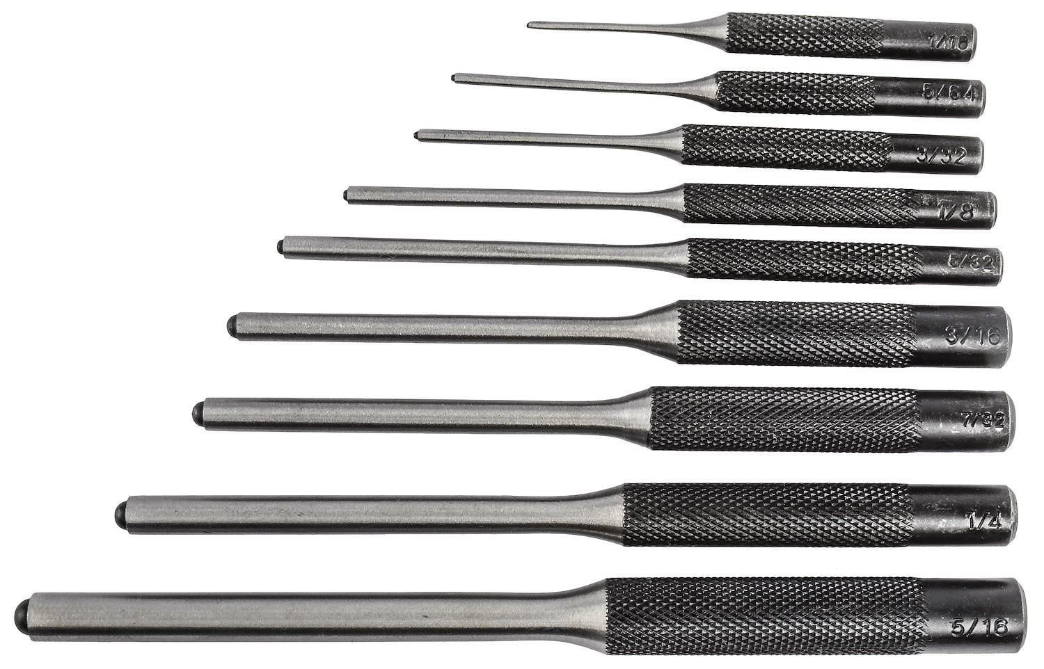 W7559 Roll Pin Punch Set 9 Piece Set