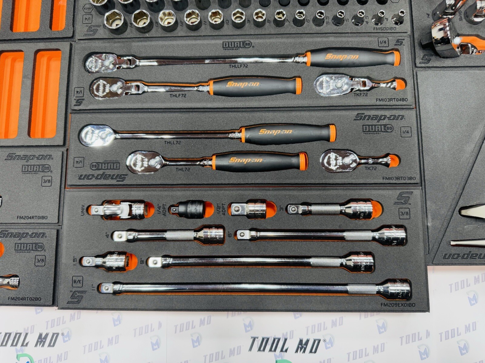 Snap-on Tools USA NEW 334pc ORANGE Master General Service Foam Set 2101GSS01FO
