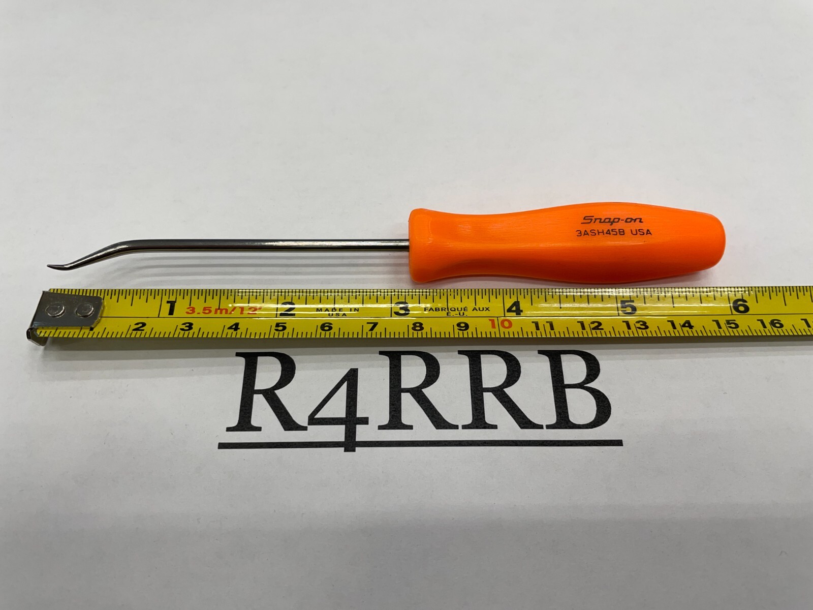 Snap-on Tools USA NEW Classic ORANGE Mini Hard Handle 45° Pick 3ASH45BO