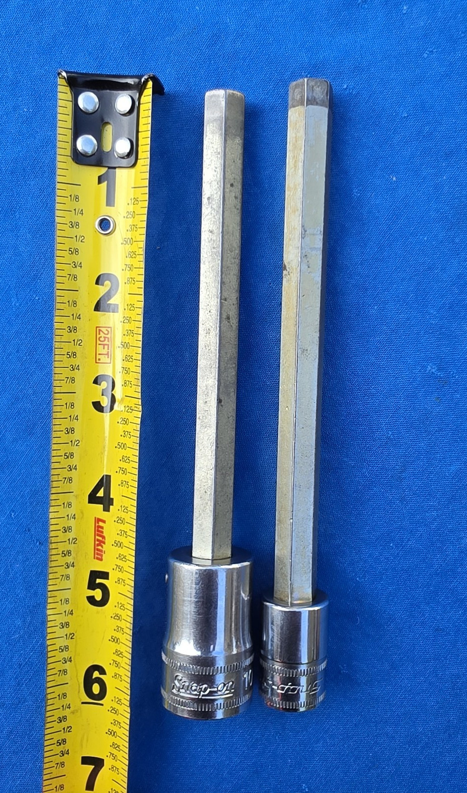 Snapon FAML10E & S6018 10mm Extra Long Hex Bit Drivers 3/8″ & 1/2′ Drive