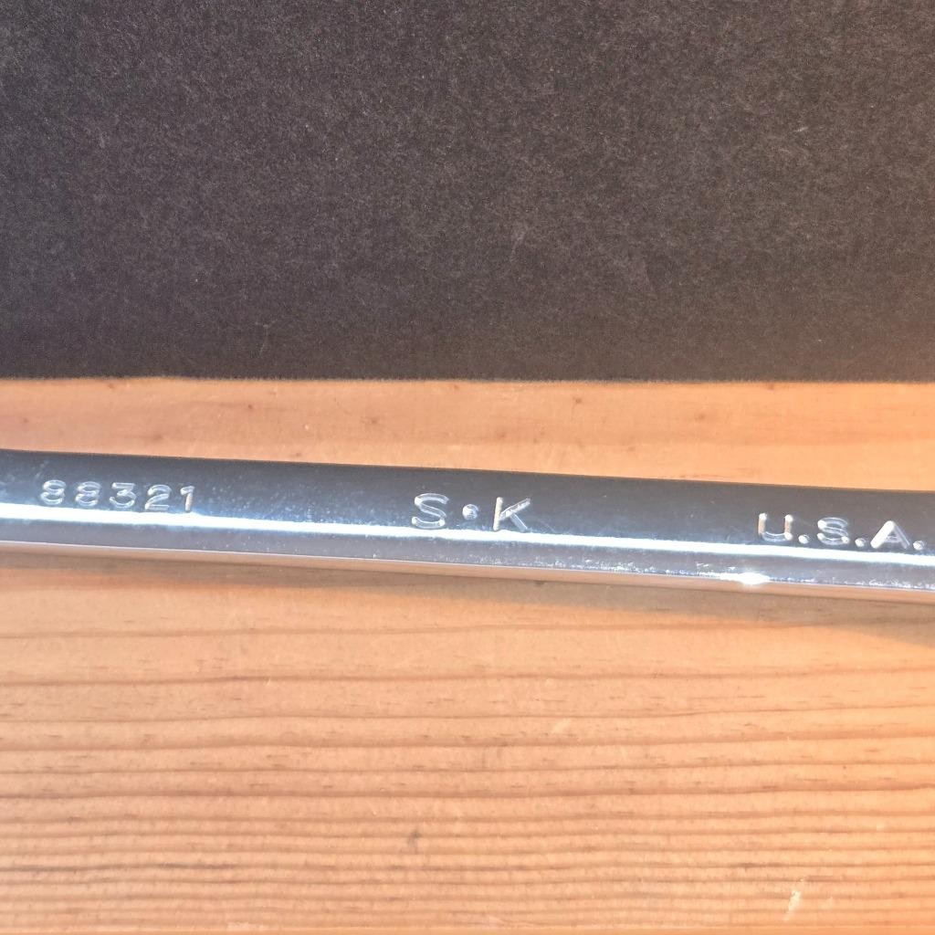 QUALITY S-K SK #88321 21MM METRIC COMBINATION POLISHED 12 POINT WRENCH