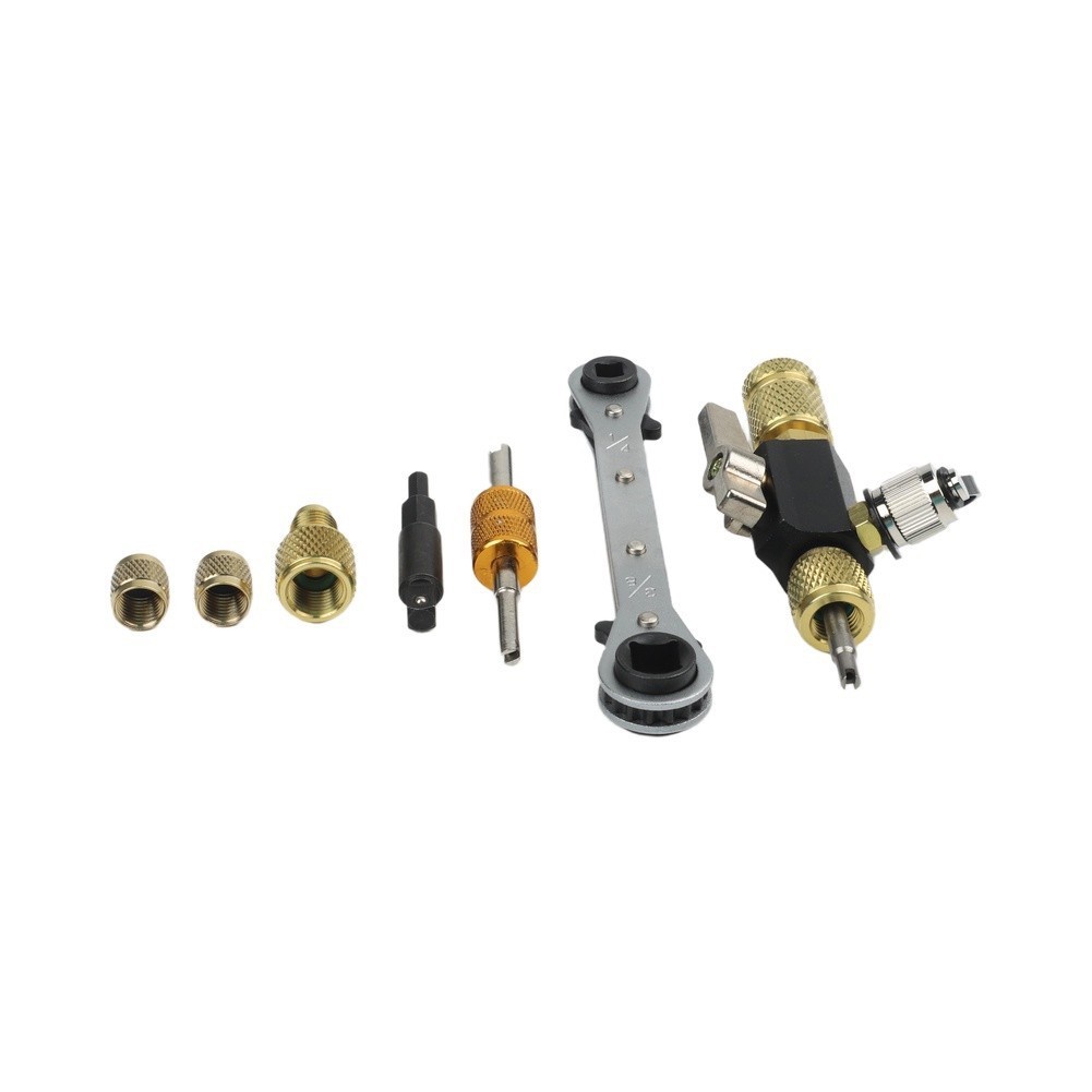 Brass and Stainless Steel Valve Core Remover Tool for Refrigeration Systems