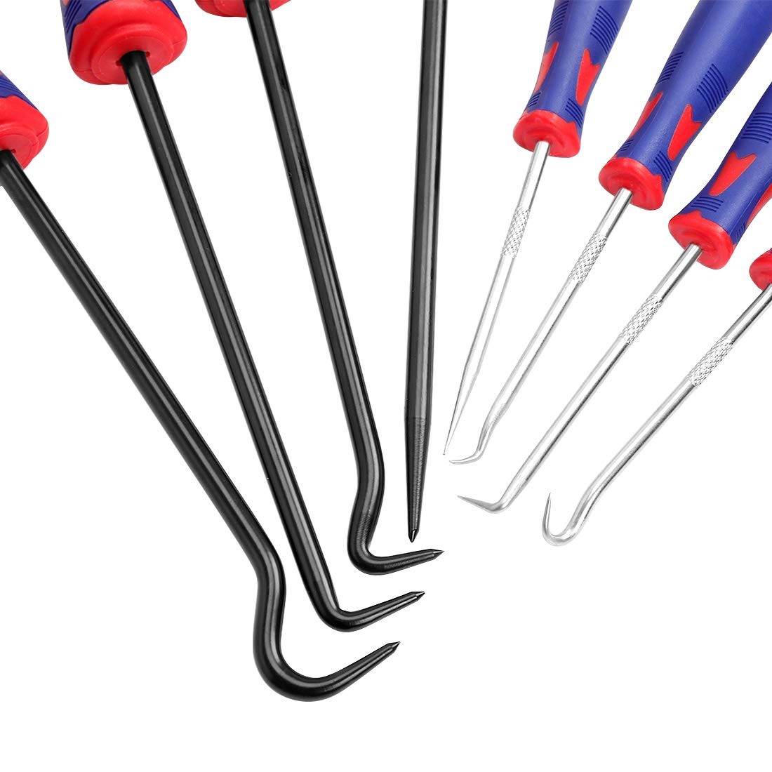 WORKPRO Precision Pick & Hook Set, 9Pcs, Multicolor, Small
