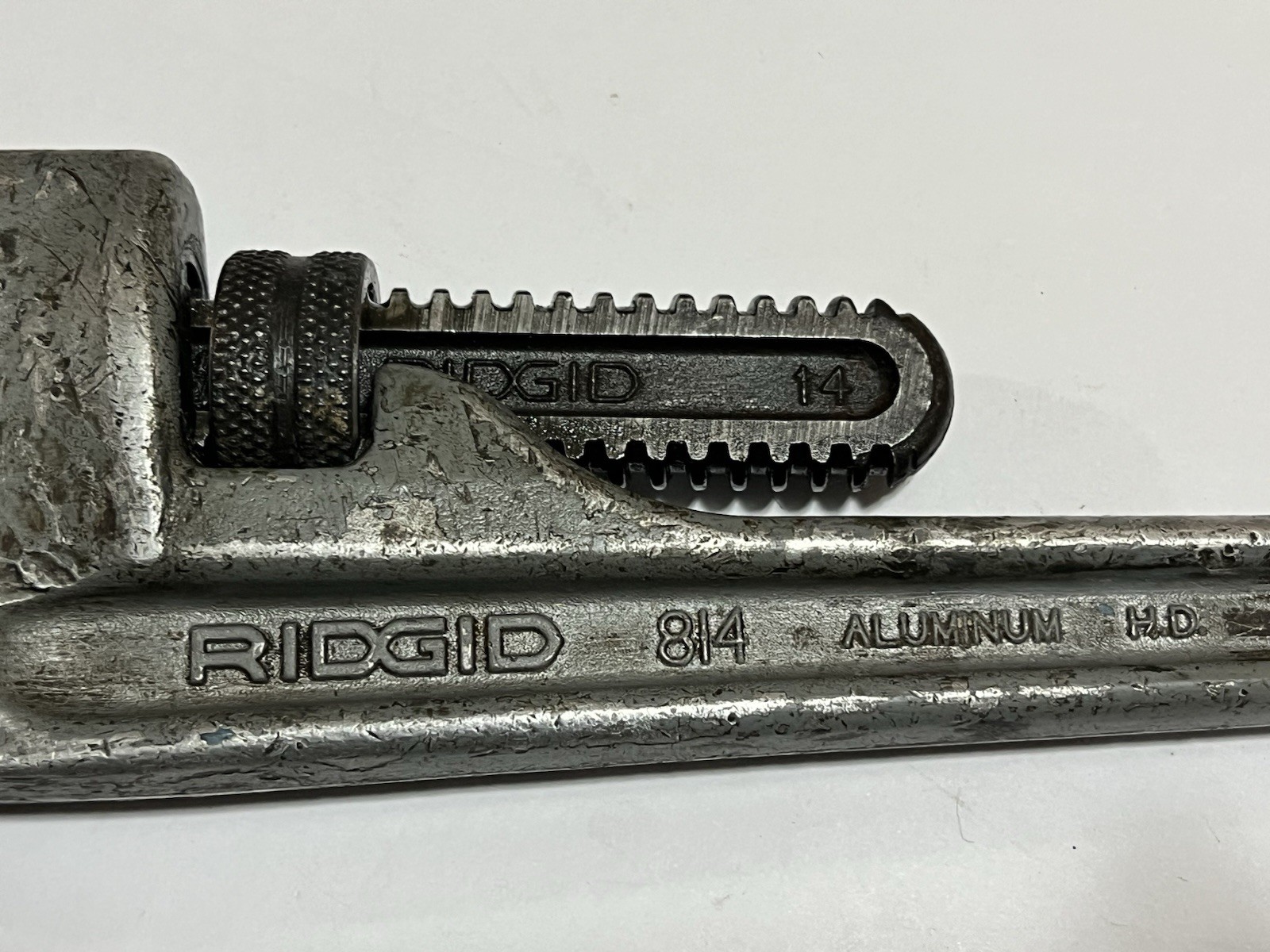 RIDGID 814 Ridge Tool Co 14″ Aluminum Heavy Duty Straight Pipe Wrench 350mm USA