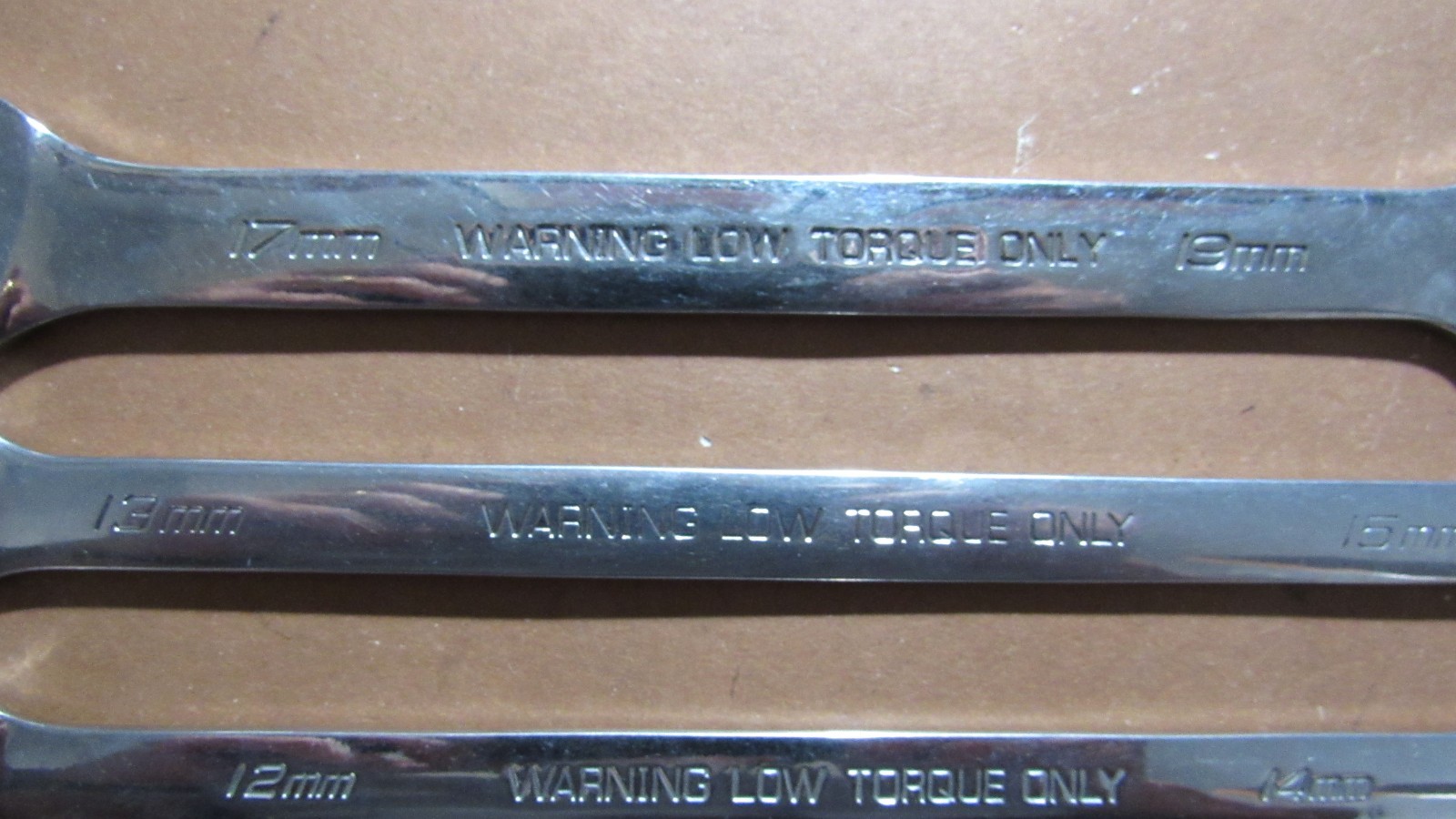 Snap On Metric Low Torque Slimline Wrench Set 4 Pieces
