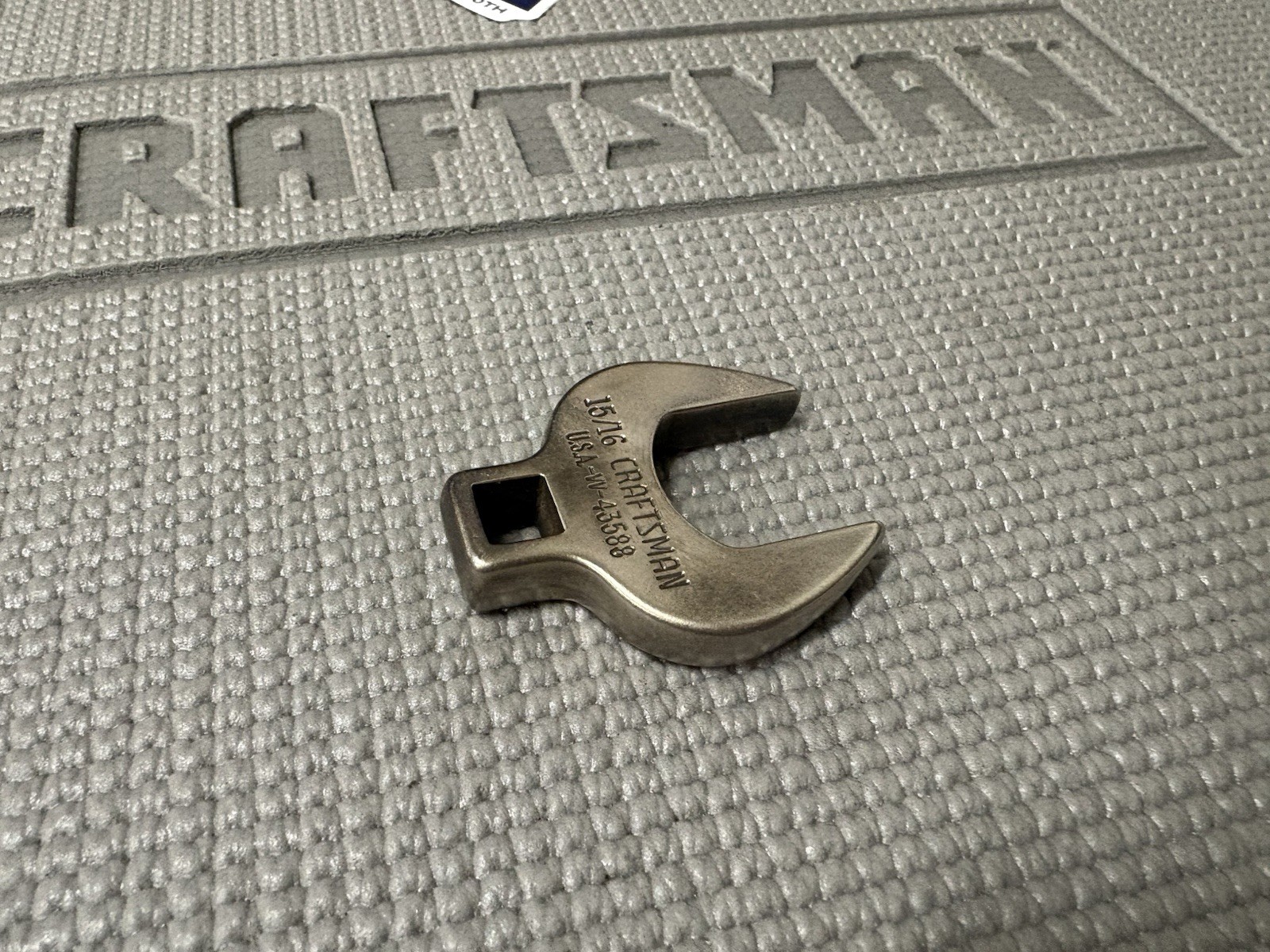 Rare Sears Craftsman 3/8″ Drive 15/16” Crowfoot Wrench 43588 -VV- USA