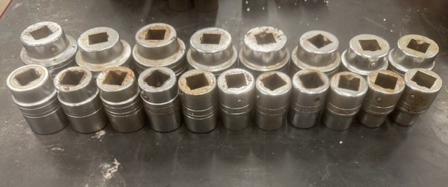 Vintage Snap On LDH Series 3/4″ Flank Drive 12 Point Shallow Socket Set