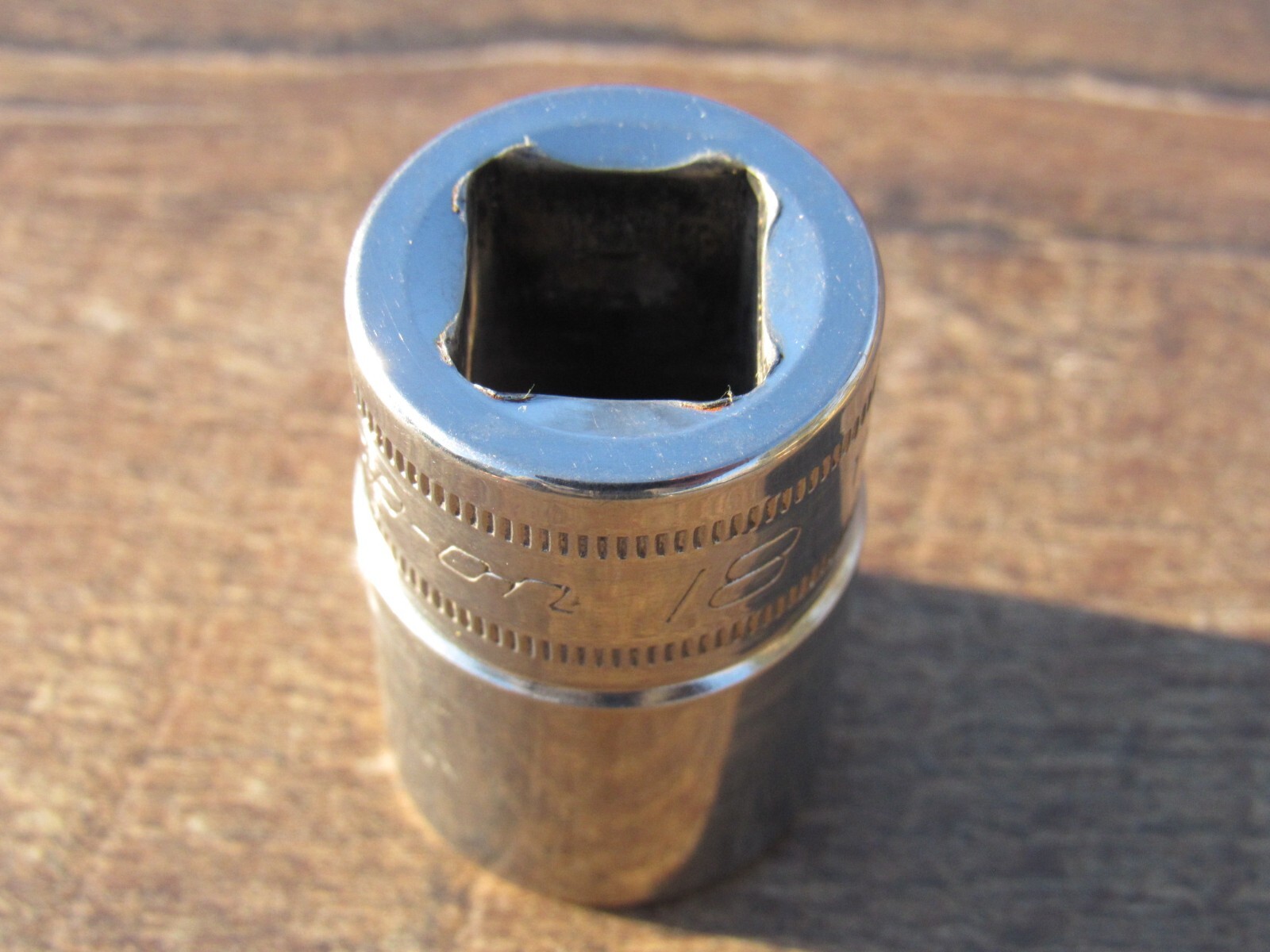 SNAP ON TWM18 18MM 1/2″ DRIVE METRIC 6 POINT CHROME SHALLOW SOCKET TWM 18 18 MM