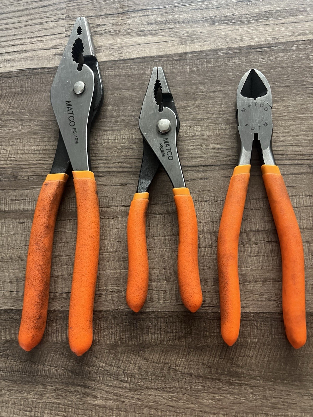 Matco Tools 4 Pc. Universal Plier Set – Orange SPU4M Nice Tools/v