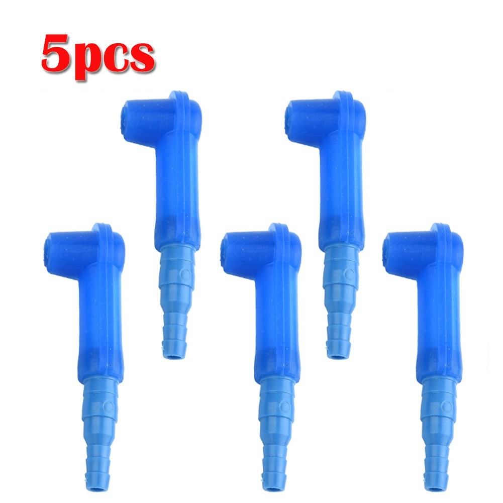 5x/set Car Brake Fluid Replacement Tool Pump Oil Bleeder Change Air Kit Blue