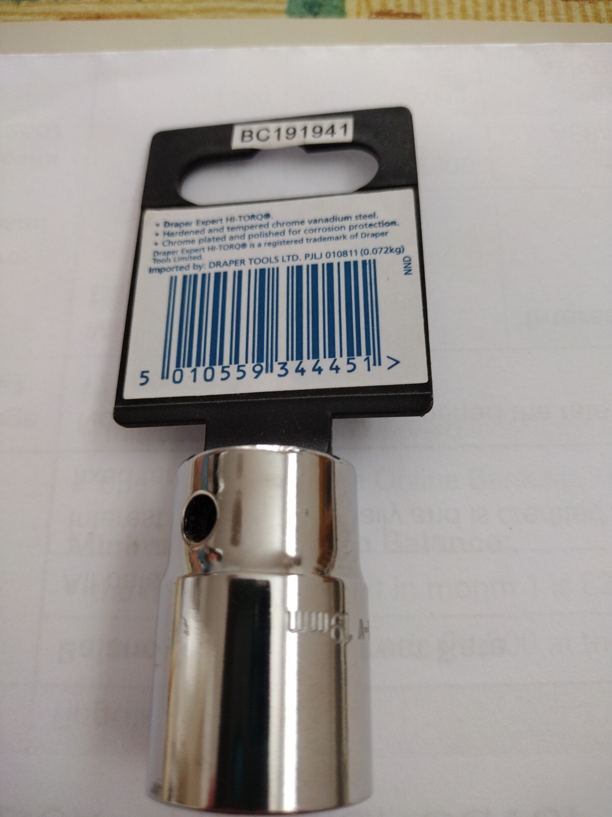 1/2 Inch Square Drive Socket