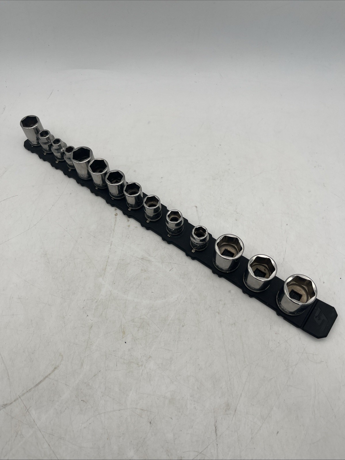 Snap-on™ Tools 214FSY 14-pc FS Flank Sockets 1/4″ ~ 1″ 6pt. 3/8″ SAE Shallow USA