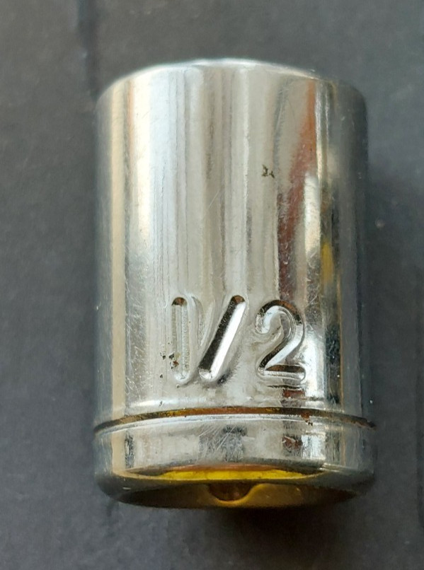 CHROME VANADIUM 1/2″ AF IMPERIAL SOCKET HEX 6 Point 3/8″ Drive CR-V