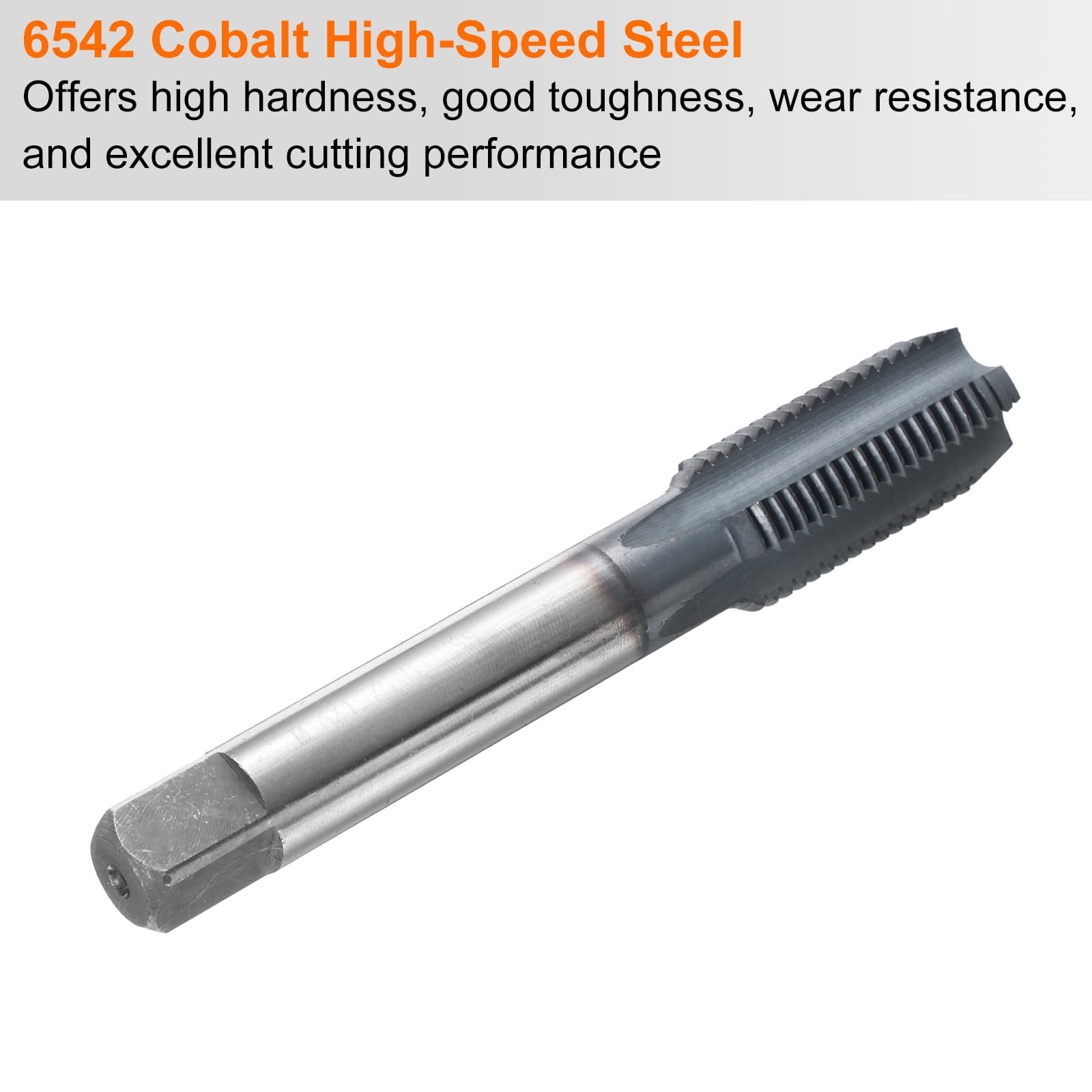 M18x1 + M16×1.75 mm Metric Thread Tap 6542 Steel TiCN Coat Right Hand Plug Screw