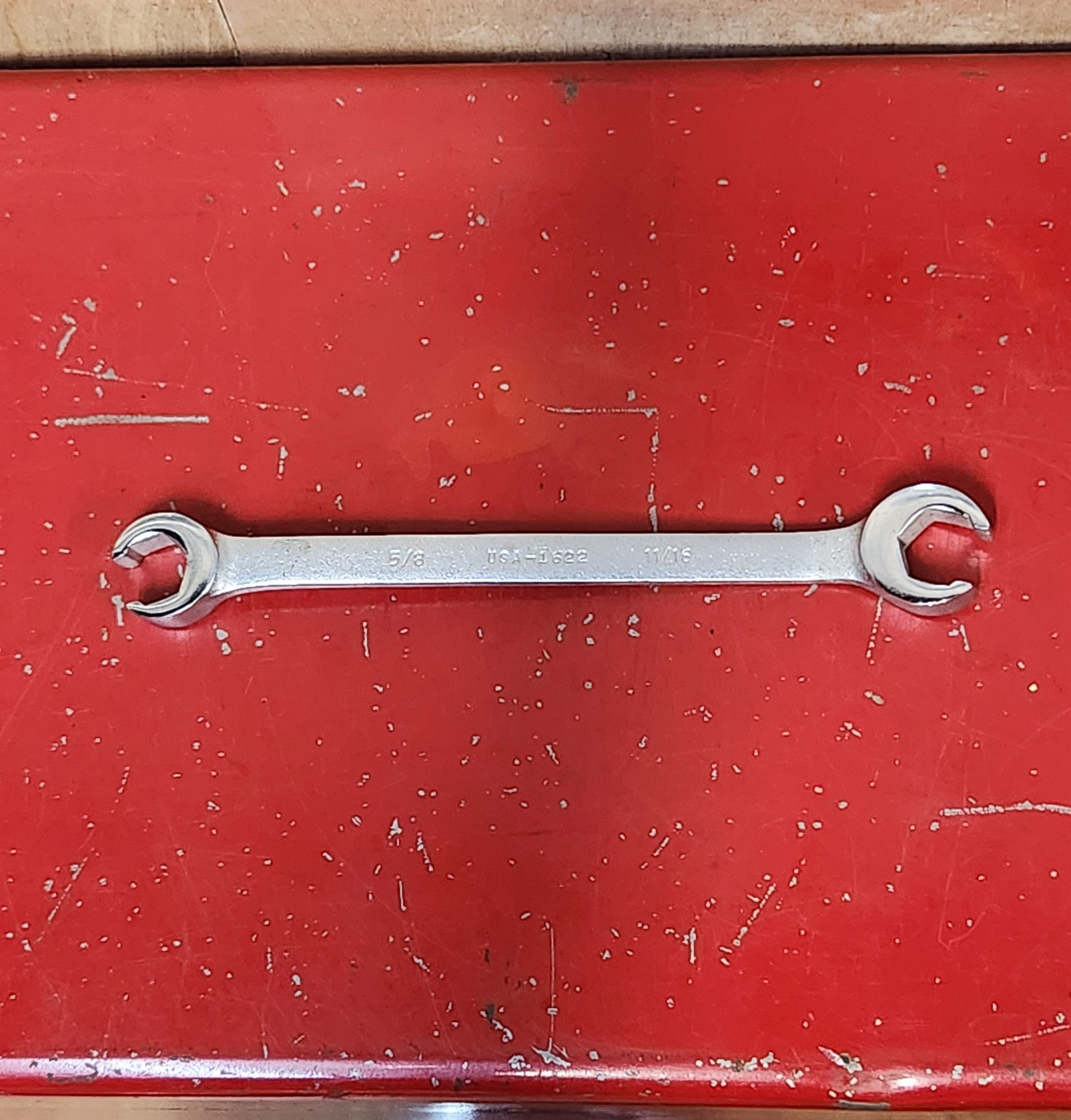 Wright Tools SAE 5/8″ x 11/16″ Flare Nut / Line Wrench 6pt 1622 NOS Vintage USA