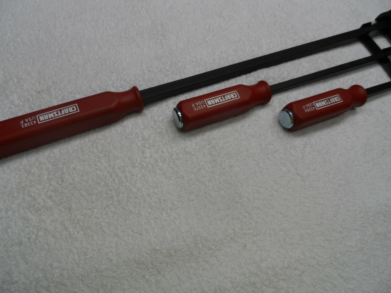 Craftsman Strike Cap Pry Bar Set, 12″ 17″ 25″, made in USA – Part # 43395