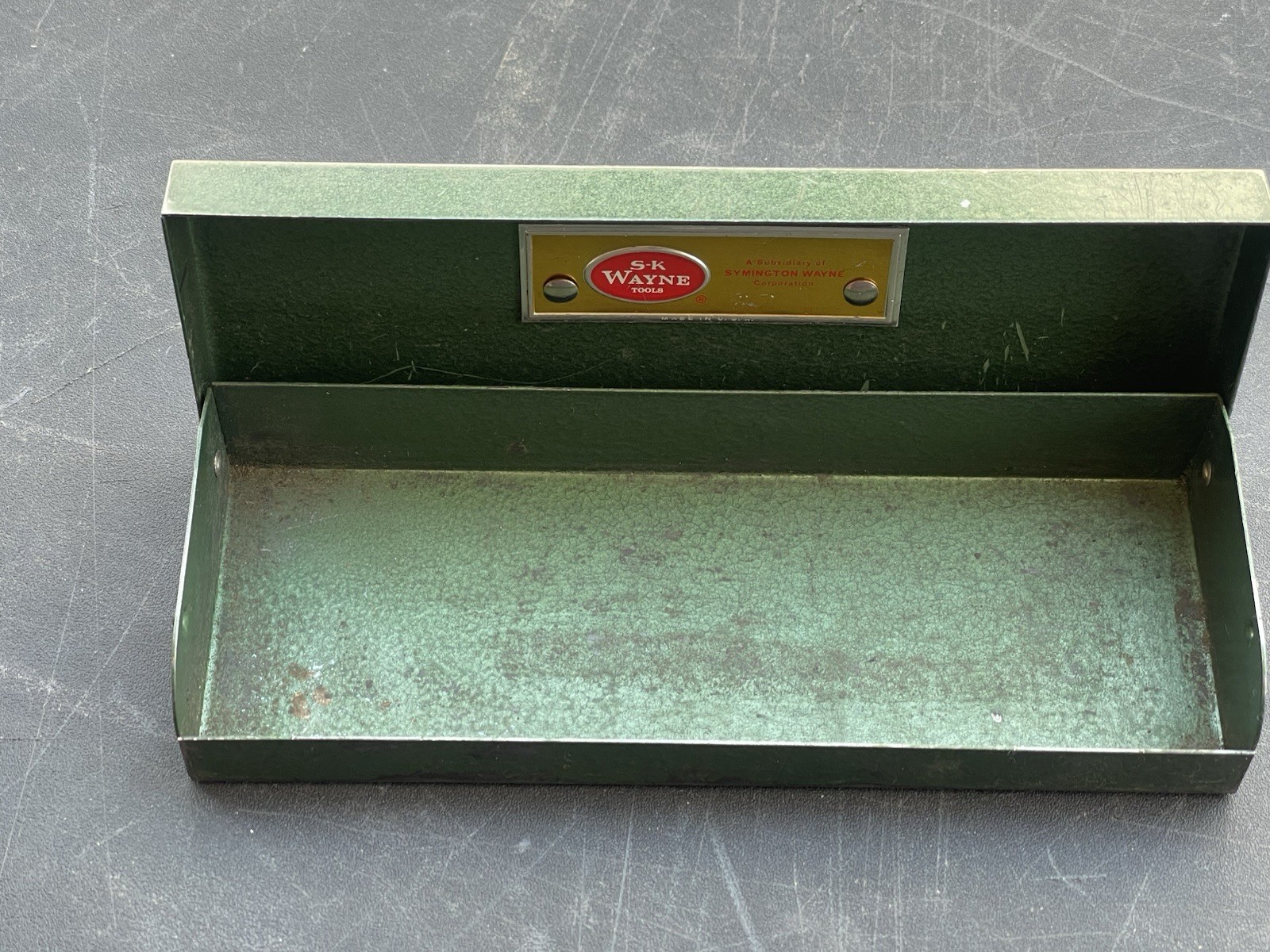 Vintage S-K Wayne Tool Socket Case Empty Box Made in USA 1/4–3/8”