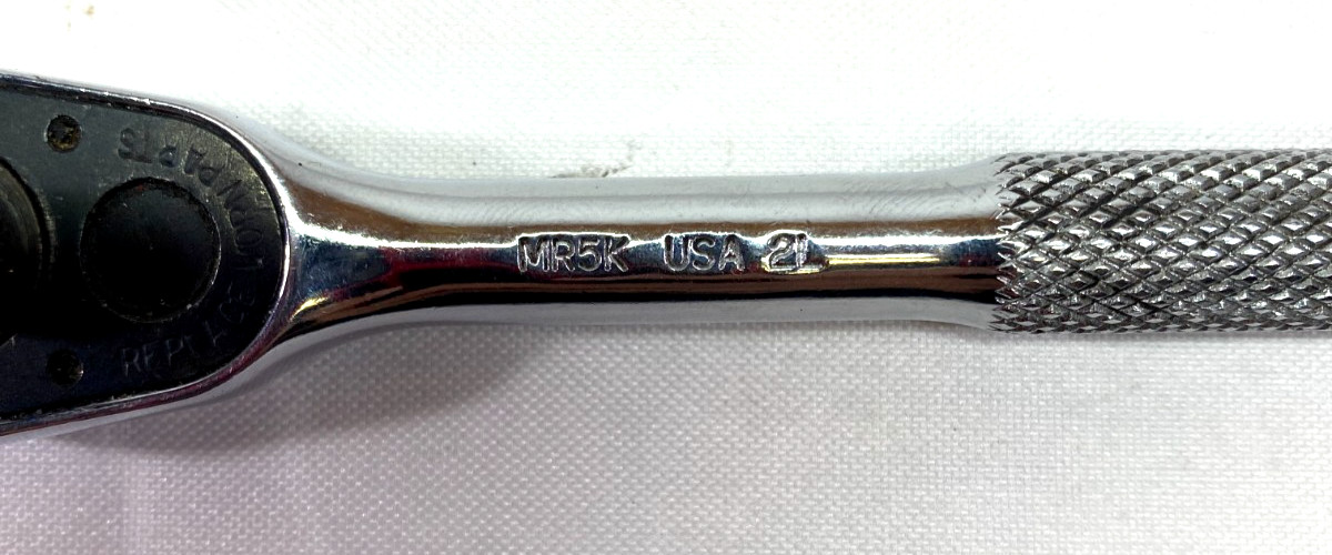 Mac Tools – MR5K – 1/4 Drive Chrome Ratchet with Knurled Handle USA 2L