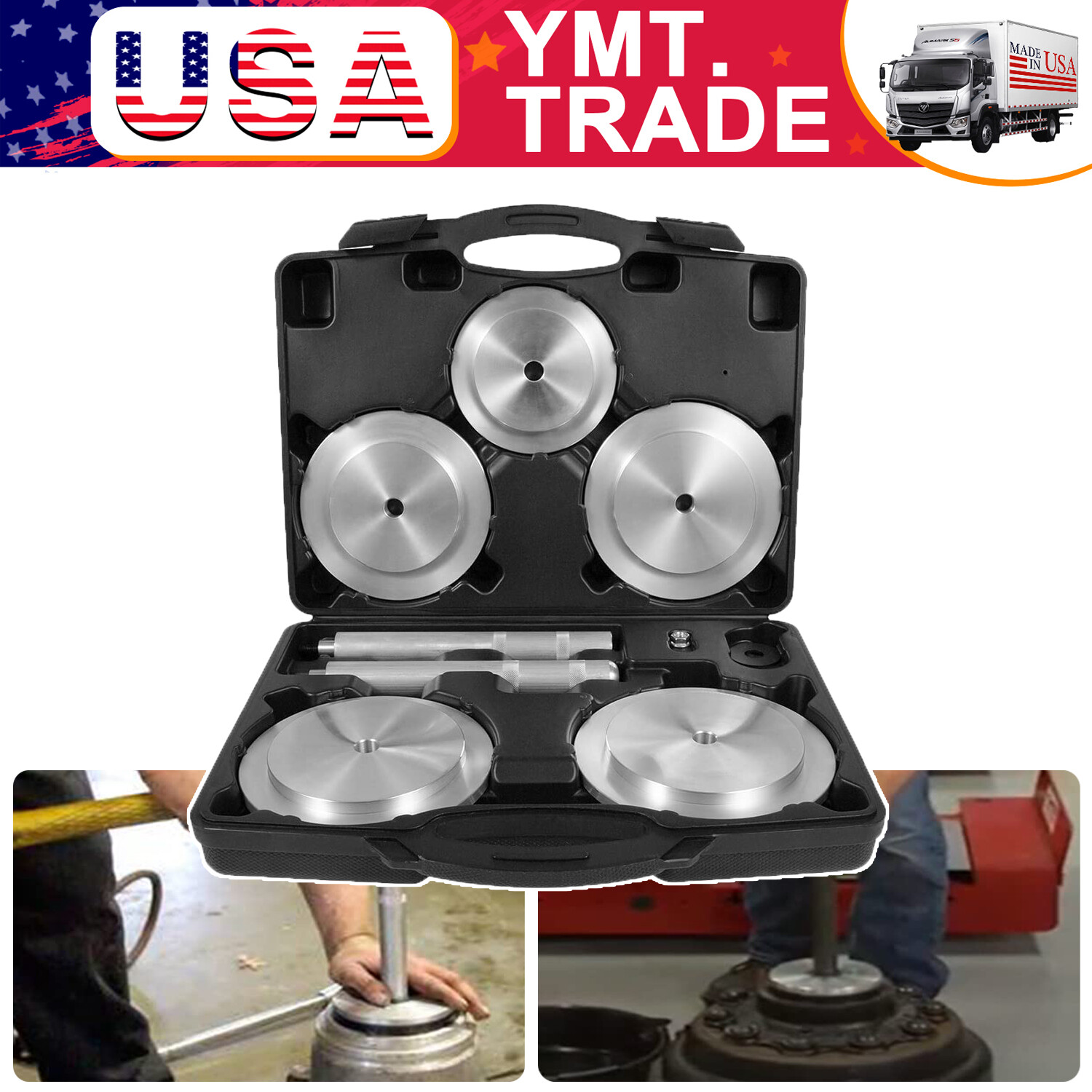 Truck Hub Seal Installer Tool 61850 for Road Truck Trailers & Medium Duty Trucks