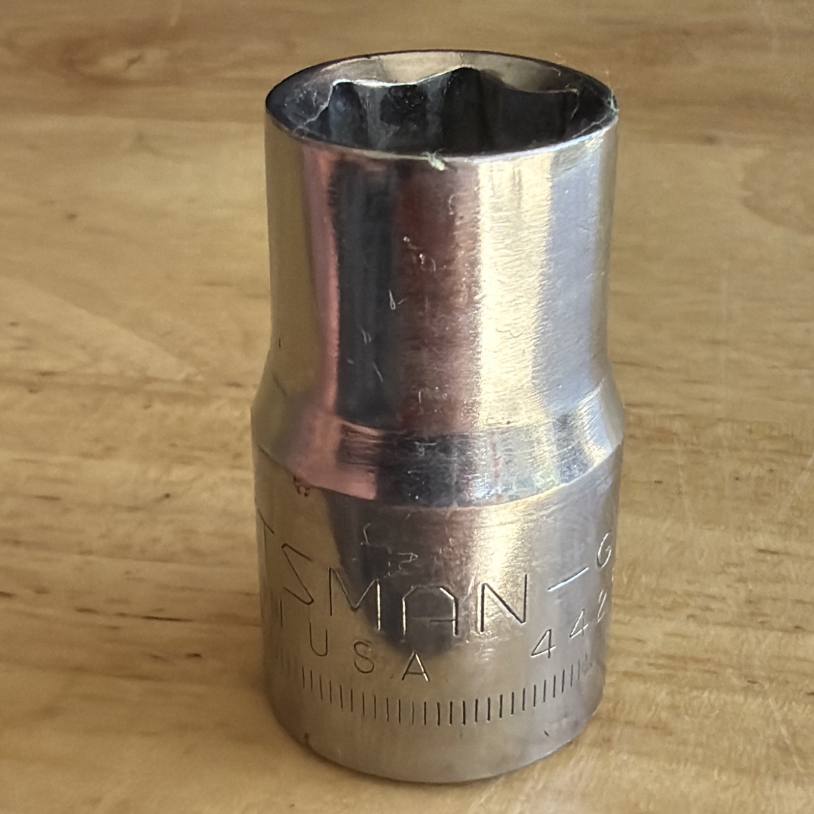 Craftsman Tools 13mm Shallow Socket 1/2″ Drive 6 Point G Series 44255 USA