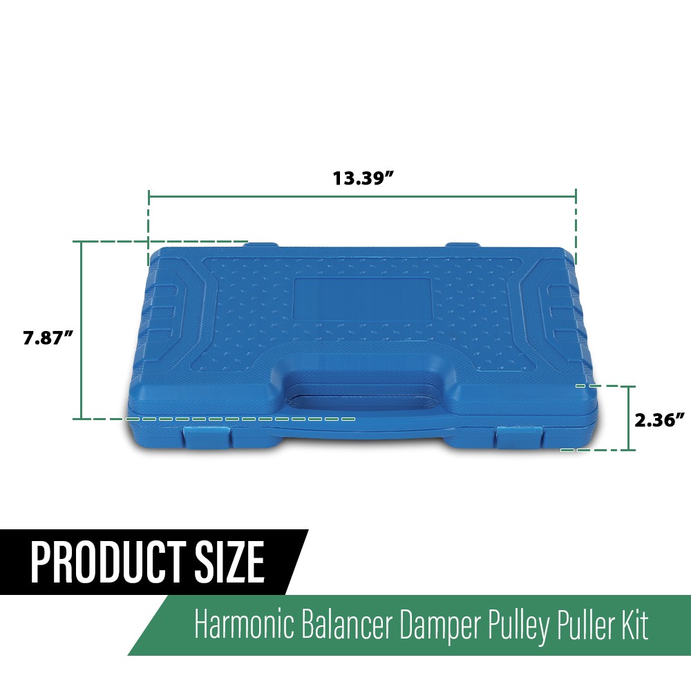 Harmonic Balancer Puller Set Upgraded 3-Jaw Pulley Puller with Holding Tool