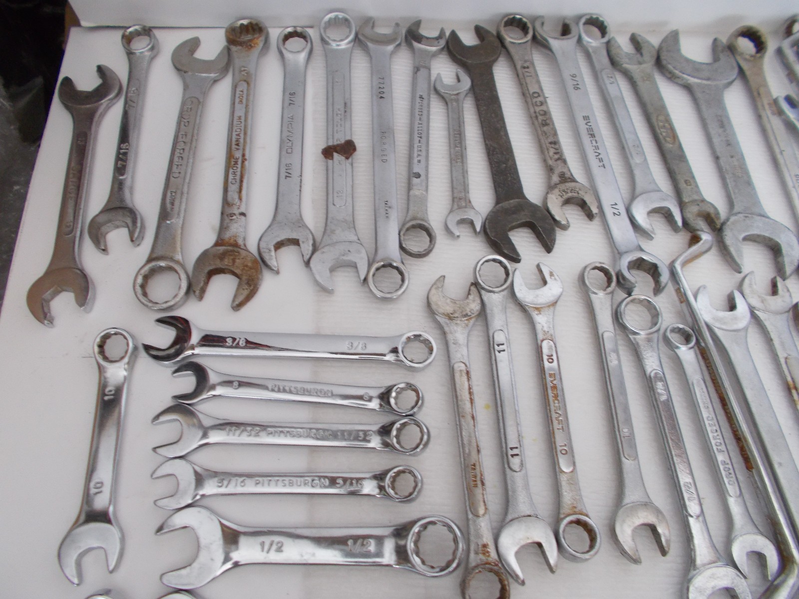 Large Lot of 70+ Misc/Random Wrenches Imports Flea Market Use All Good