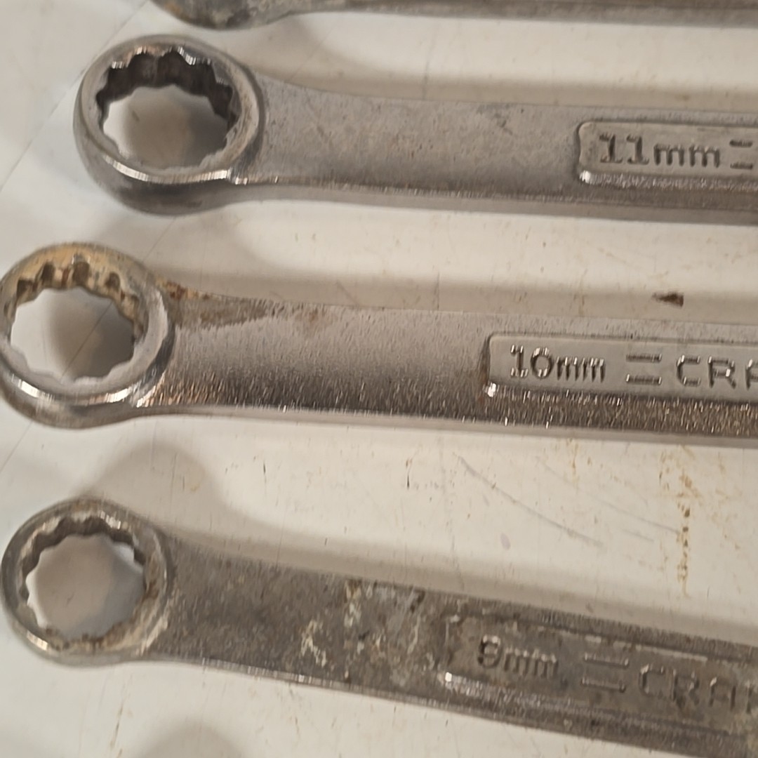 Craftsman Combination Wrench Set 6pc 42911-42916 8mm 9mm 10mm 11mm 12mm & 18mm