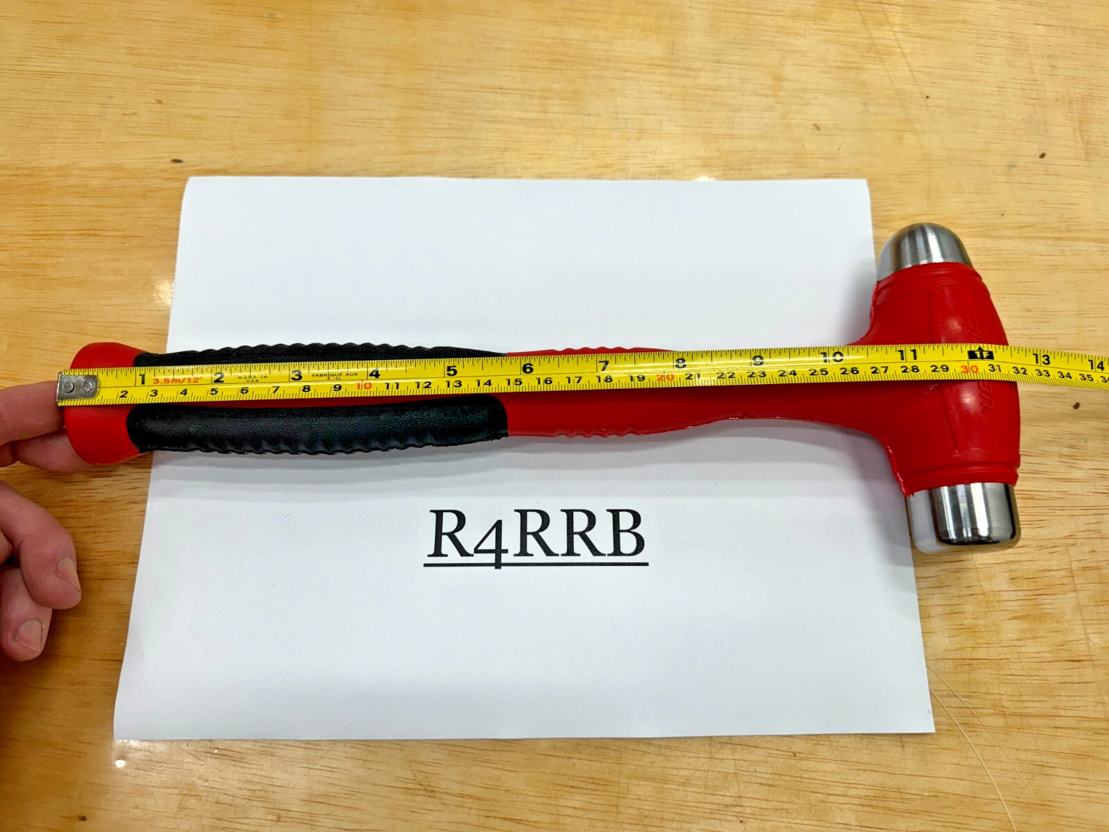 Snap-on Tools USA NEW 24oz/650g RED Soft Grip Dead Blow Hammer HBBD24R