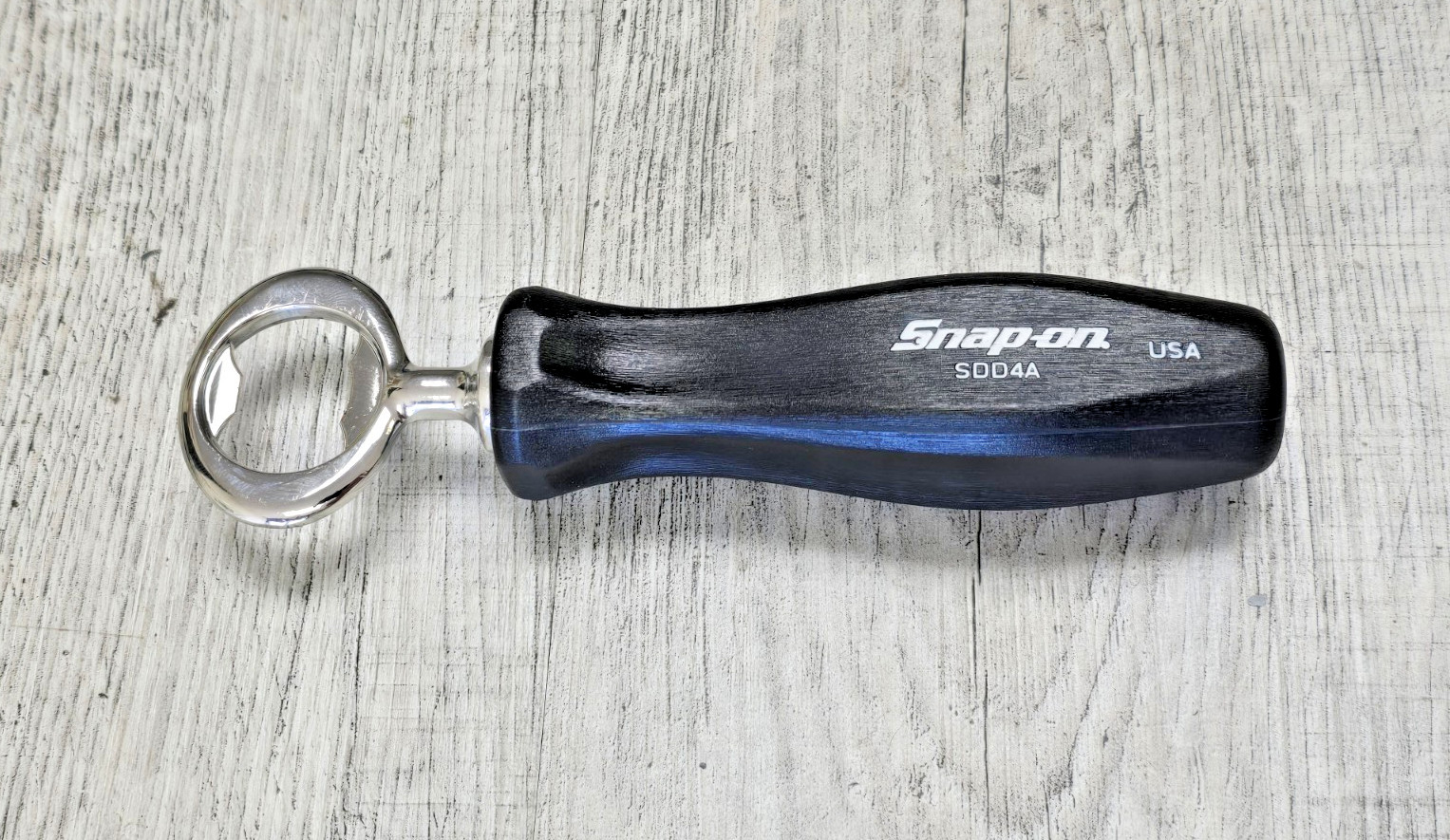 Snap On Black SDD4A Hard Plastic Handle Bottle Opener AWESOME Gift Idea