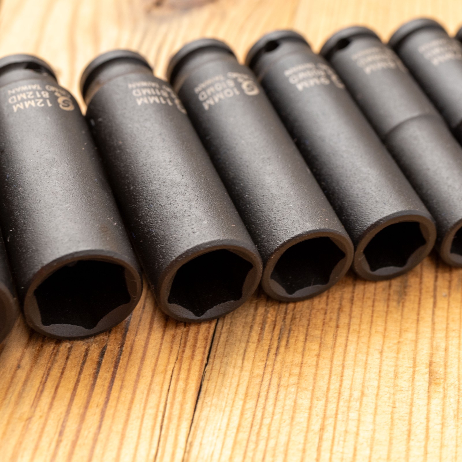 Sunex 1/4″ Impact Socket Set Metric Deep 5.5-15mm