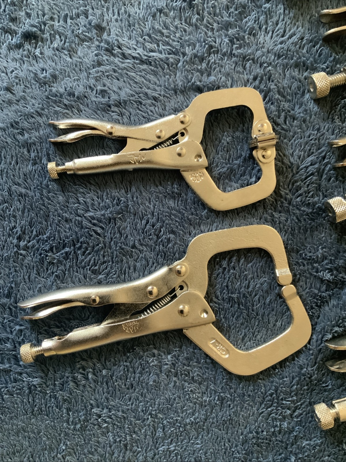 Mac Tools 9pc Locking Pliers/ Vice Grips….all Work….see Pics….