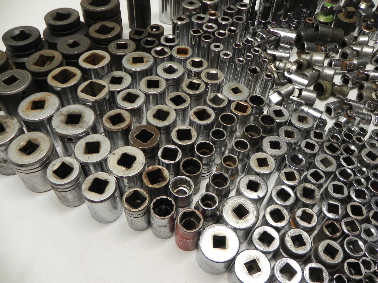 Proto/Proto Challenger Socket Lot 261 Piece Lot Old & Newer Models
