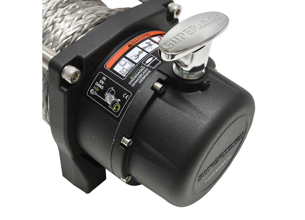 Superwinch Tiger Shark 9.5SR Winch 9500 lb Synthetic Rope Recovery Towing