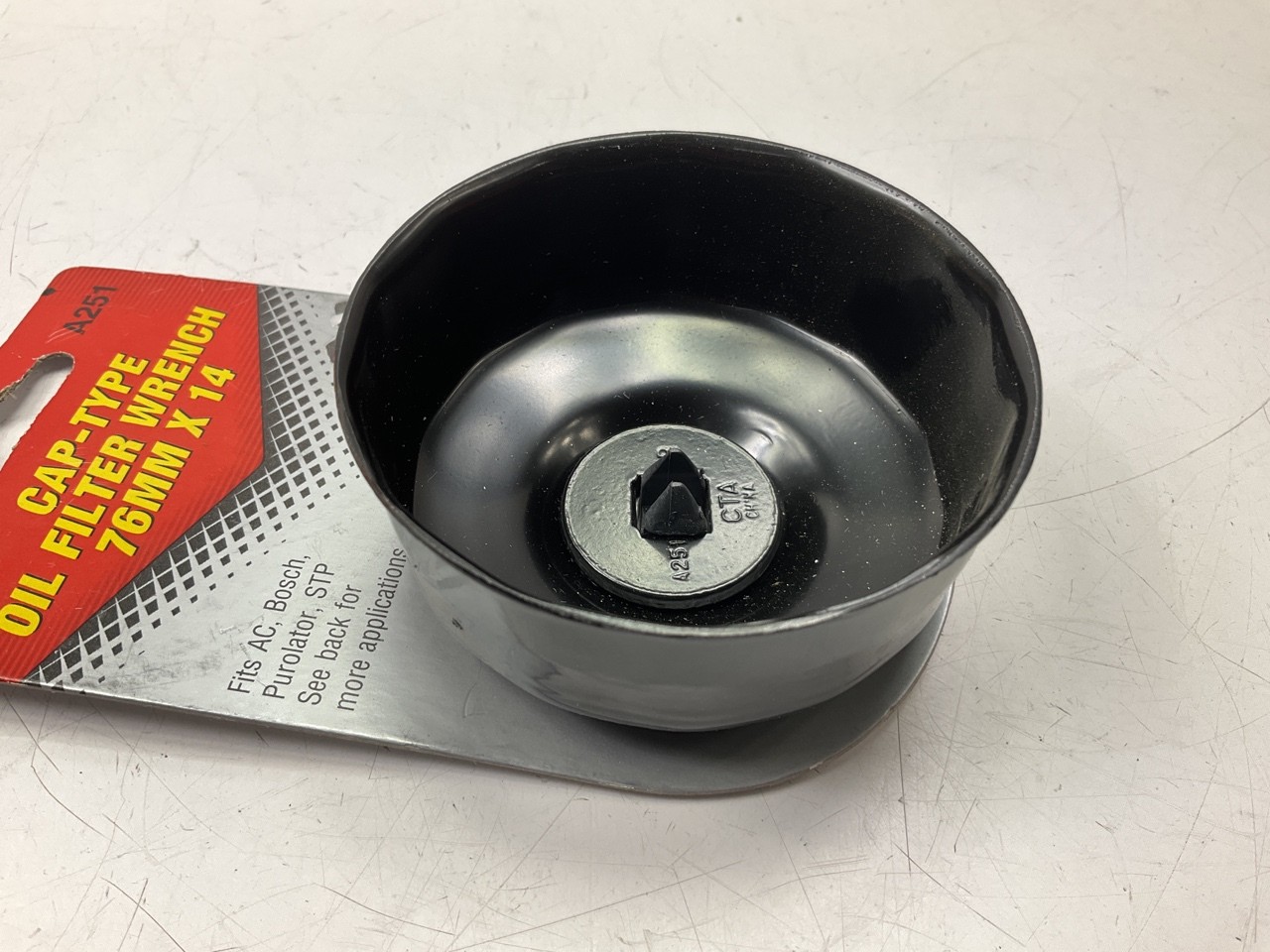 CTA A251 3/8″ Drive Cap Oil Filter Wrench – 76mm X 14 Flute