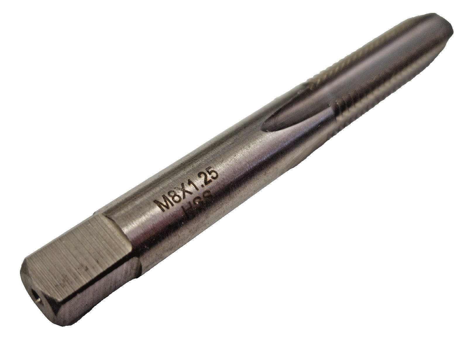 M8 X 1.25 Plug Hand Tap 8MM Irwin 1734 ZR USA RH Carbon Steel 4 Flute