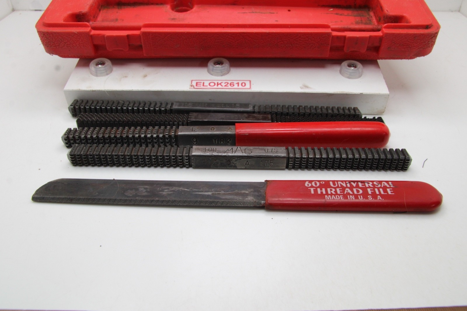 Snap-on RTD42 45 Piece Fractional Metric Rethreading Set USA w/Extra Files