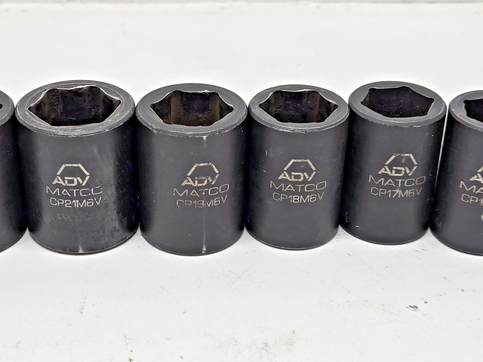 MATCO ADV 14 Piece Socket Set 1/2″ Drive Shallow Impact Metric 6 Point
