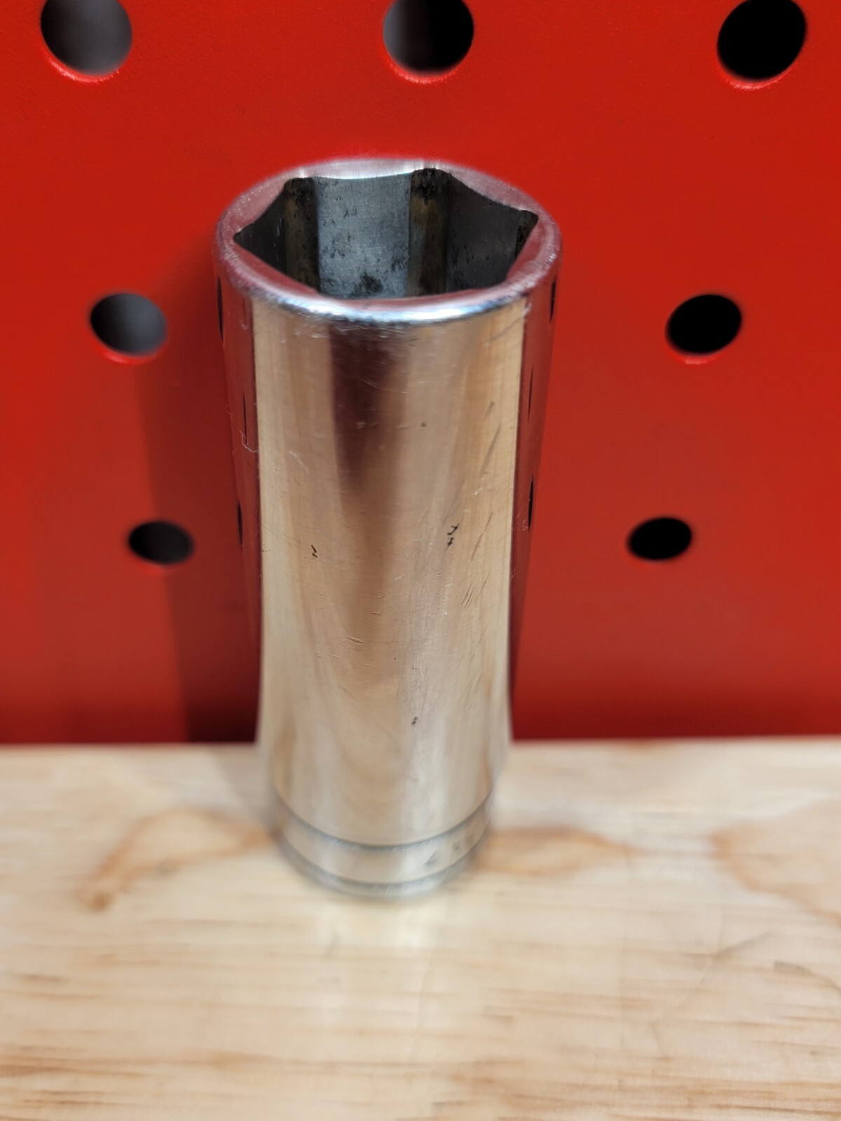 Snap-on Tools SFS241 3/4″ SAE 3/8″ Drive Deep 6-Point Chrome Socket USA