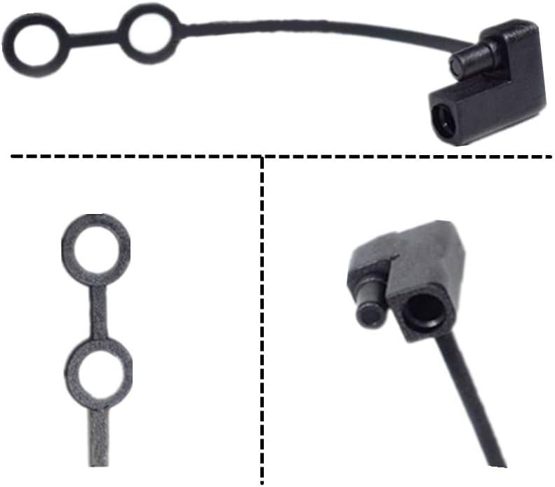 Two Pin Plug Replacement Weather Cap,SAE Waterproof Cover Cap for DC 8ft