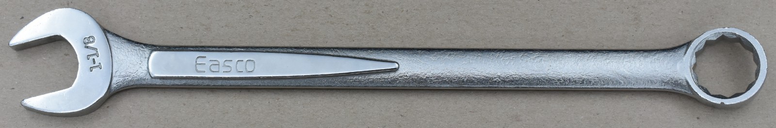 EASCO TOOLS 63136, 1-1/8″ SAE, 12-POINT, OPEN/BOX END COMBINATION WRENCH