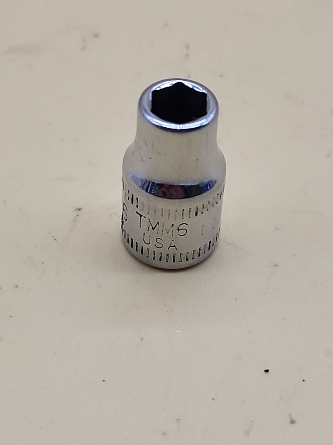 Snap-on Tools TMM6 1/4 Dr 6Pt Metric 6mm Flank Dr Shallow Socket USA