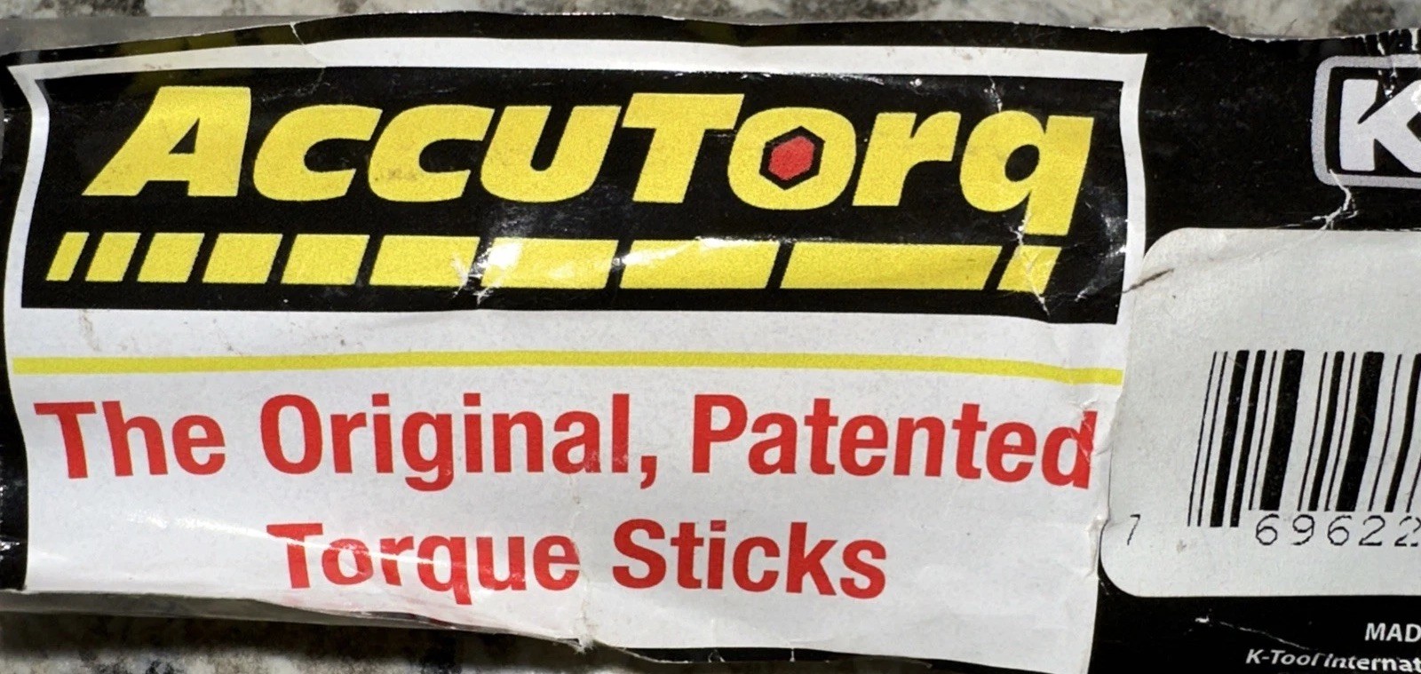 New Sealed K Tool International AccuTorq Torque Stick Model 10-0342 90 Ft-lbs